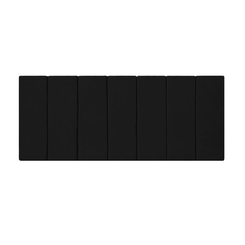 Cabeceira Estofada Modulada para Cama Box Casal 140cm Preto