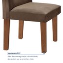 Ver imagem 7 de Conjunto Sala de Jantar Mesa Tampo de Vidro 4 Cadeiras Espanha Yescasa