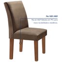 Ver imagem 5 de Conjunto Sala de Jantar Mesa Tampo de Vidro 4 Cadeiras Espanha Yescasa