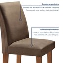 Ver imagem 7 de Conjunto Sala de Jantar Mesa Tampo de Vidro 4 Cadeiras Espanha Yescasa