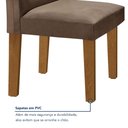 Ver mais imagens de Conjunto Sala de Jantar Mesa Tampo MDF 6 Cadeiras Espanha Yescasa