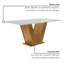 Ver imagem 6 de Conjunto Sala de Jantar Mesa Tampo MDF 6 Cadeiras Espanha Yescasa
