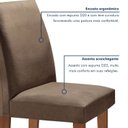 Ver imagem 7 de Conjunto Sala de Jantar Mesa Tampo MDF 6 Cadeiras Espanha Yescasa