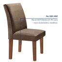 Ver imagem 5 de Conjunto Sala de Jantar Mesa Tampo MDF 6 Cadeiras Espanha Yescasa