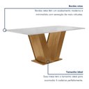 Ver imagem 6 de Conjunto Sala de Jantar Mesa Tampo MDF 6 Cadeiras Espanha Yescasa