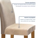 Ver imagem 6 de Conjunto Sala de Jantar Mesa Tampo Mdf 6 Cadeiras Espanha Yescasa