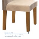 Ver mais imagens de Conjunto Sala de Jantar Mesa Tampo Mdf 6 Cadeiras Espanha Yescasa