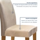 Ver mais imagens de Conjunto Sala de Jantar Mesa Tampo MDF 6 Cadeiras Espanha Yescasa