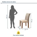 Ver imagem 5 de Conjunto Mesa de Jantar Tampo MDF 6 Cadeiras Espanha Yescasa