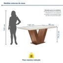 Ver imagem 6 de Conjunto Mesa de Jantar Tampo MDF 6 Cadeiras Espanha Yescasa