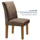 Ver imagem 5 de Conjunto Sala de Jantar Mesa Tampo MDF 4 Cadeiras Espanha Espresso Móveis