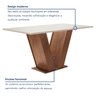 Mesa de Jantar com 4 Cadeiras Tampo Mdf Espanha Yescasa - 3