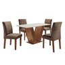 Mesa de Jantar com 4 Cadeiras Tampo Mdf Espanha Yescasa - 14