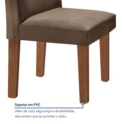 Mesa de Jantar com 4 Cadeiras Tampo Mdf Espanha Yescasa - 7