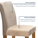 Ver imagem 7 de Conjunto Sala de Jantar Mesa Tampo Mdf 4 Cadeiras Espanha Yescasa