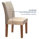Ver imagem 6 de Conjunto Sala de Jantar Mesa Tampo MDF 4 Cadeiras Espanha Yescasa