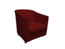 Ver imagem 4 de Kit Namoradeira + 2 Poltronas Decorativa Biane Suede Marsala Pés Cromado Mz Decor