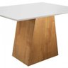 Conjunto Sala de Jantar Mesa Tampo Mdf Arezo 4 Cadeiras Espanha Espresso Móveis - 6