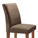 Ver imagem 7 de Conjunto Sala de Jantar Mesa Tampo Mdf Arezo 4 Cadeiras Espanha Espresso Móveis