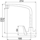 Ver imagem 3 de Torneira Cozinha Parede 1/4 Volta Giratória Flatt 1168 F71 - 7111110 Lorenzetti Preto Fosco