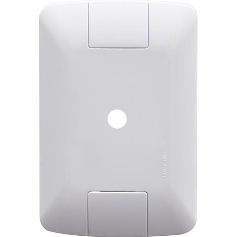Kit 6 Placa com 1 Furo 9,5 Mm 4x2 Tramontina Aria Branca
