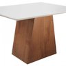Conjunto Sala de Jantar Mesa Tampo Mdf Arezo 4 Cadeiras Espanha Espresso Móveis - 6