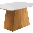 Ver imagem 6 de Conjunto Sala de Jantar Mesa Tampo Mdf Arezo 6 Cadeiras Espanha Espresso Móveis