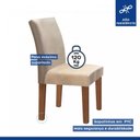 Ver imagem 7 de Conjunto Sala de Jantar Mesa Tampo Mdf Arezo 6 Cadeiras Espanha Espresso Móveis