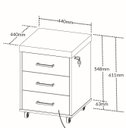 Ver mais imagens de Conjunto Escritório Artany: Mesa c/ Extensor e Gaveteiro