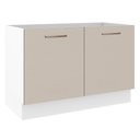 Ver imagem 1 de Balcão Gabinete de Pia 2 Portas Branco/crema Agata Madesa