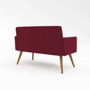 Ver imagem 3 de Kit 7 Poltronas Pés Palito + 1 Namoradeira Marsala