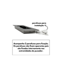 Ver mais imagens de Puxador Duplo Concha de Embutir para Porta Inox Escovado 15cm