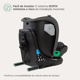 Cadeirinha para Auto Nonna 360° Infanti Preto Noturno - 3