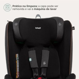 Cadeirinha para Auto Nonna 360° Infanti Preto Noturno - 5