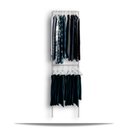 Ver imagem 1 de Arara cabideiro aramado trilho parede closet loja suspenso Br 0,70 m