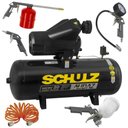 Ver imagem 1 de Compressor de Ar Schulz Audaz Mcsv 20/150 20pcm 150lt Kit Acessórios 220/380v