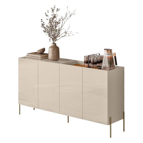 Aparador Buffet Balcão Cais Cinamomo Off White - Madetec