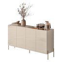 Ver imagem 1 de Aparador Buffet Balcão Cais Cinamomo Off White - Madetec