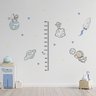Régua do Crescimento Infantil Astronauta no Espaço - 2