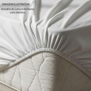 Ver imagem 4 de Jogo Cama Lençol Fiore Casal Padrão Estampado 180 Fios 100% Algodão com Babadinho 4 Peças Salmã