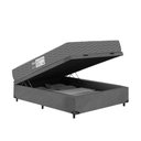 Ver imagem 4 de Baú Viúva + Colchão D33 One Face - Suede Cinza - E-shop Casa