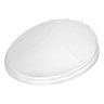 Assento Branco para Vaso Sanitario Oval Universal Todos Os Modelos de Privada - 3