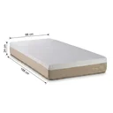 Ver imagem 3 de Colchão para Cama de Solteiro de Mola Ensacada Firme Enrolado À Vácuo 88CMX188CMX24CM Dreams Roll