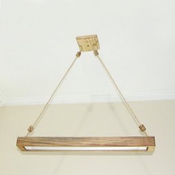 Luminária Lustre Pendente Rústico Madeira Led Lustre 20w - 3