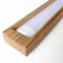 Ver imagem 5 de Luminária Lustre Pendente Rústico Madeira Led Lustre 20w