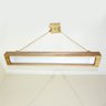 Luminária Lustre Pendente Rústico Madeira Led Lustre 20w - 2