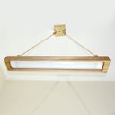 Ver imagem 2 de Luminária Lustre Pendente Rústico Madeira Led Lustre 20w