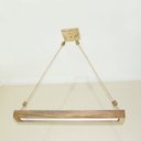 Ver imagem 3 de Luminária Lustre Pendente Rústico Madeira Led Lustre 20w