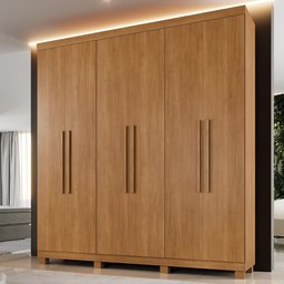 Guarda Roupa Milão 6 Portas 3 Gavetas 7 Prateleiras - Benetil - 2