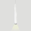 Ver imagem 3 de Pendente Tubo Palito 30cm - Branco com Anel Prata